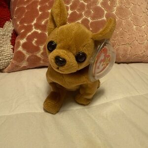 TY  Tiny  Chihuahua Brown Plush Dog Toy